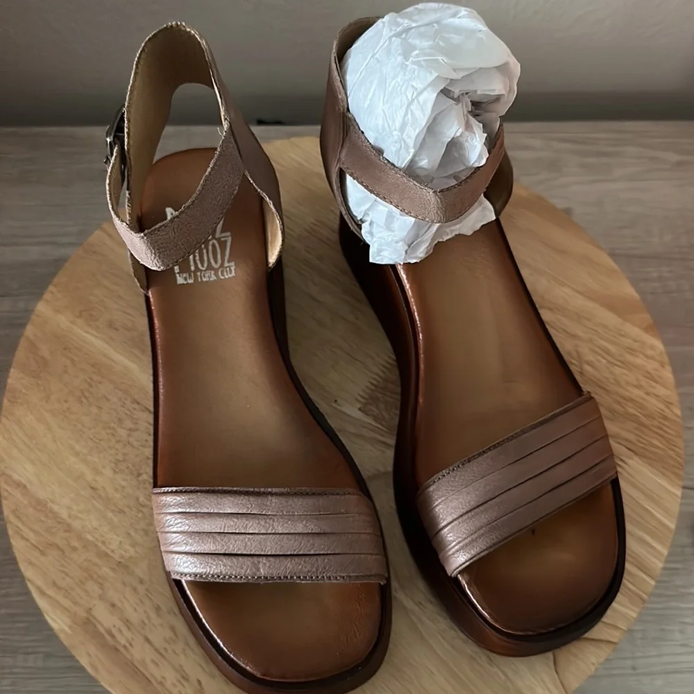 Miz Mooz Leather Platform Wedges - Gwyneth